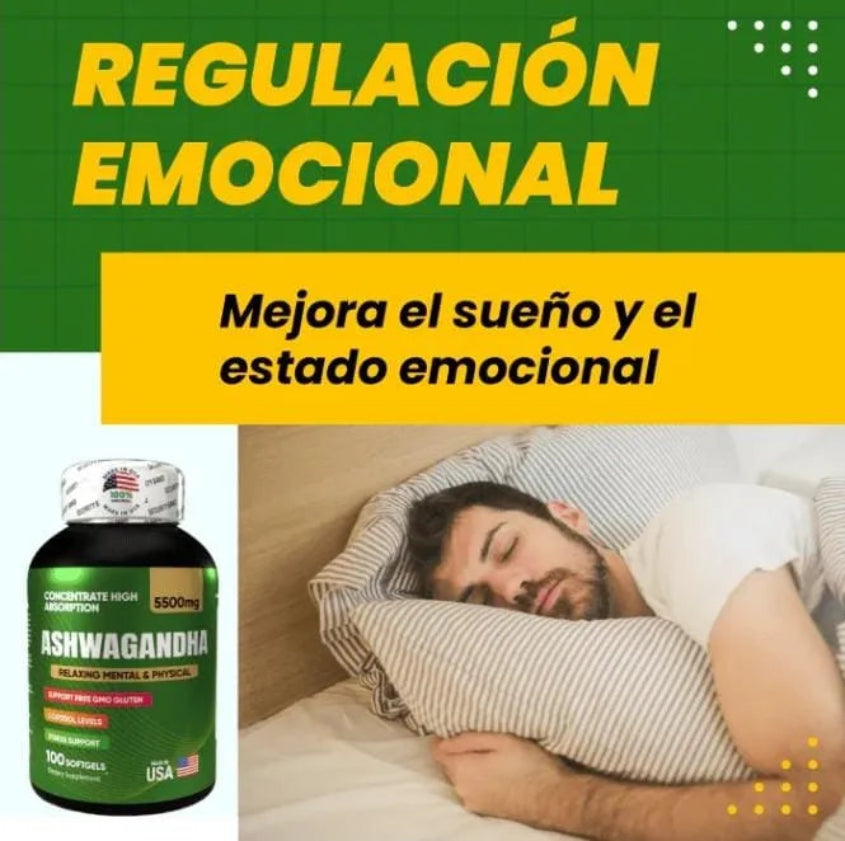ASHWAGANDHA 5500MG MÁXIMA POTENCIA