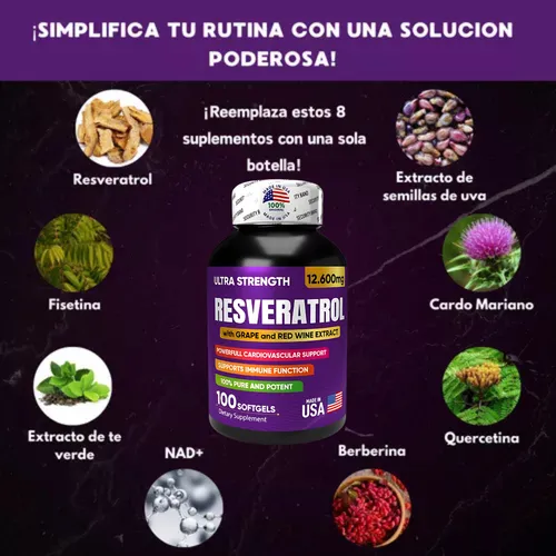RESVERATROL AMERICANO PURO - ULTRA CONCENTRADO