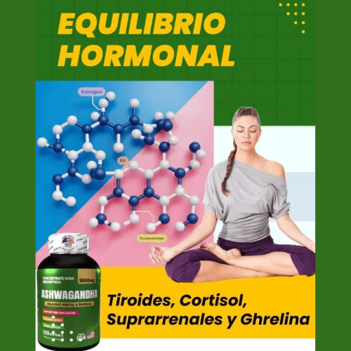 ASHWAGANDHA 5500MG MÁXIMA POTENCIA